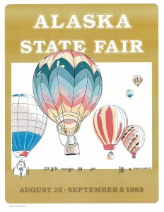1983 Alaska State Fair Commemorative Poster