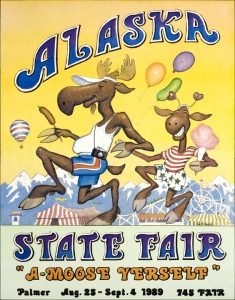 1989 Alaska State Fair Commemorative Poster