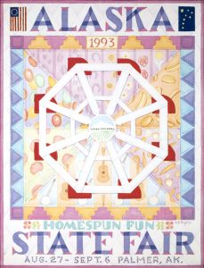 1993 Alaska State Fair Commemorative Poster