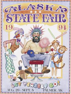 1994 Alaska State Fair Commemorative Poster