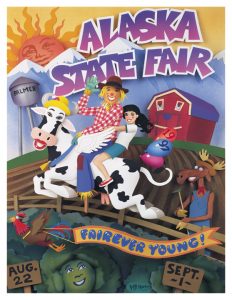 1997 Alaska State Fair Commemorative Poster