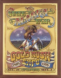 1998 Alaska State Fair Commemorative Poster