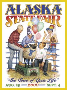 2000 Alaska State Fair Commemorative Poster