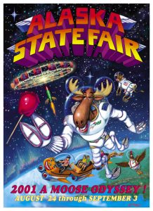 2001 Alaska State Fair Commemorative Poster