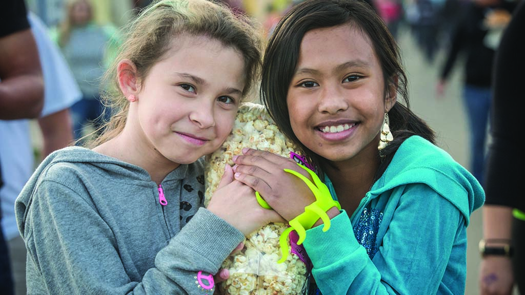 Two young girls at Fair