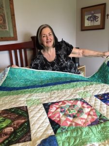 Commemorative Fair Quilt Raffle Winner Lorraine Stotts