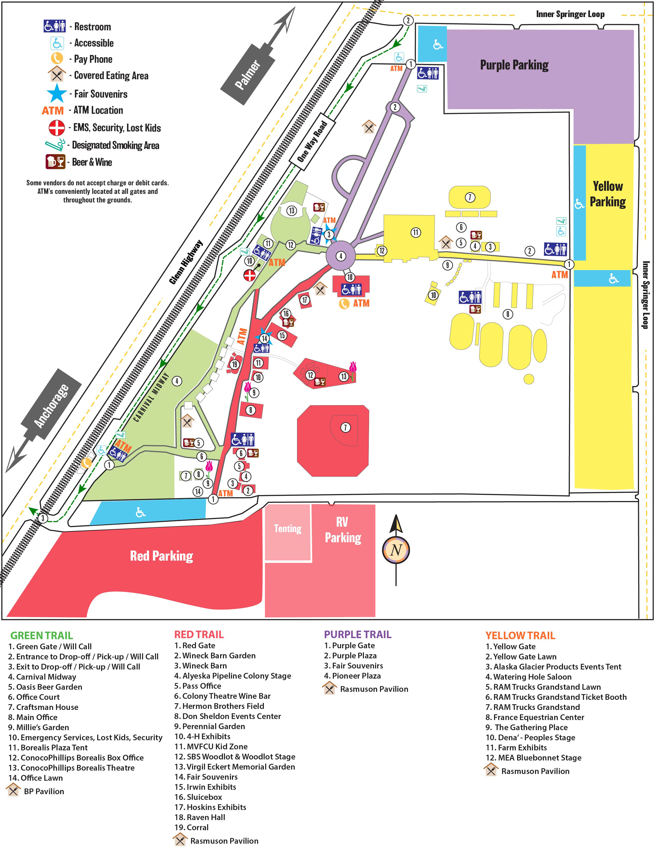 Alaska State Fair Map