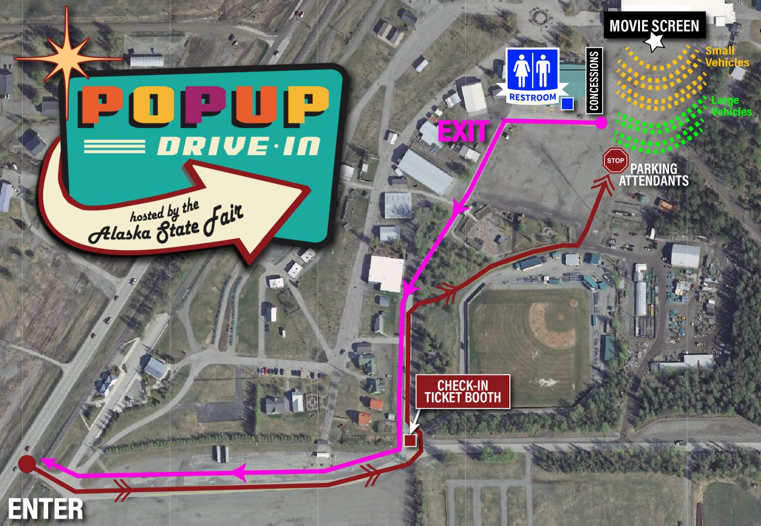 Popup Drive in Concerts at the Fair Alaska State Fair