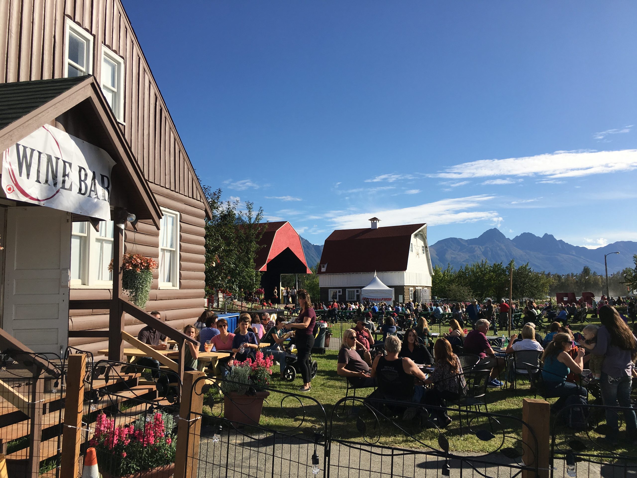 Winebar Full Colonystage And Patio Alaska State Fair Winebar Full Colonystage And Patio Alaska State Fair