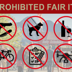 Prohibited Items and Public Safety Inspections at the Fair gates