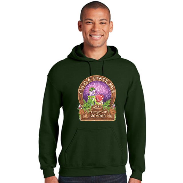 herfst Vanaf daar top Green Hoodie 2022 Logo – Alaska State Fair Online Store