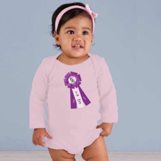 Ribbon Onesie - Light Pink