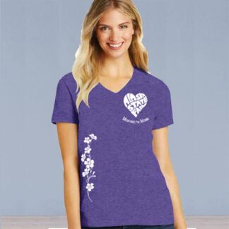 ASF Heart with Ivy - Purple
