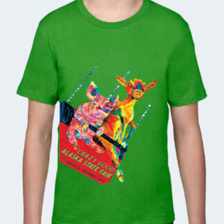 2019 Crazy Good Fair Poster Tee - Youth - Green