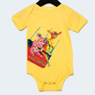 2019 Crazy Good Fair Poster Onesie - Baby - Yellow
