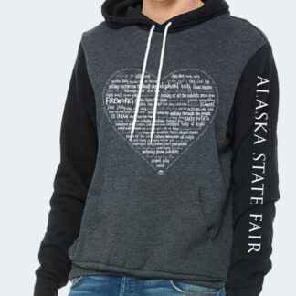 2019 ASF Heart Art Pullover Hoodie - Black