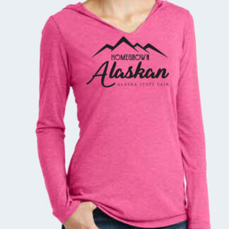 2019 HOMEGROWN ALASKAN LS HOODIE TEE - PINK