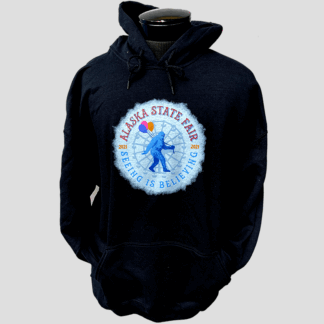 Black Hoodie - Big Foot Logo