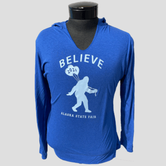 Blue Hooded L/S - Believe
