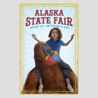 2021 Big Foot and Girl Poster