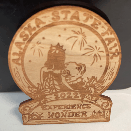 2022 Wooden Button