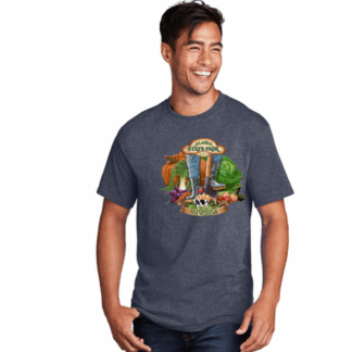 Heather Navy Unisex Tee Shovel