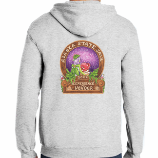 Ash Zip Hoodie 2022 Logo
