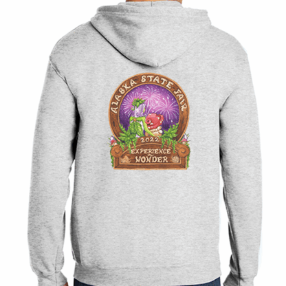 Ash Zip Hoodie 2022 Logo