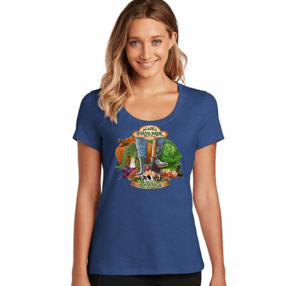Blue Ladies Tee Shovel