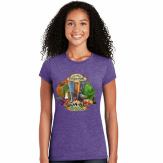 Purple Ladies Tee Shovel