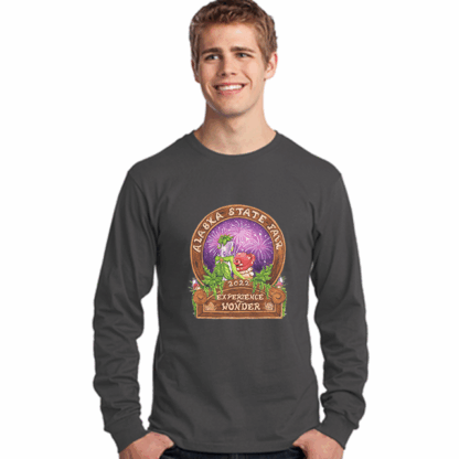 Charcoal Long Sleeve 2022 Logo