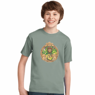 Youth Stonewashed Green Tee Water Tower