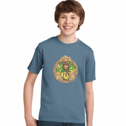 Youth Stonewashed Blue Tee Water Tower