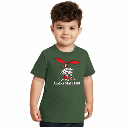 Toddler Olive Tee Dragon
