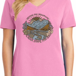 2023 Ladies V-Neck T-Shirt